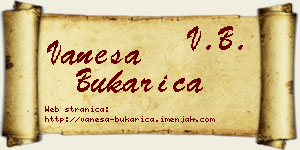 Vanesa Bukarica vizit kartica